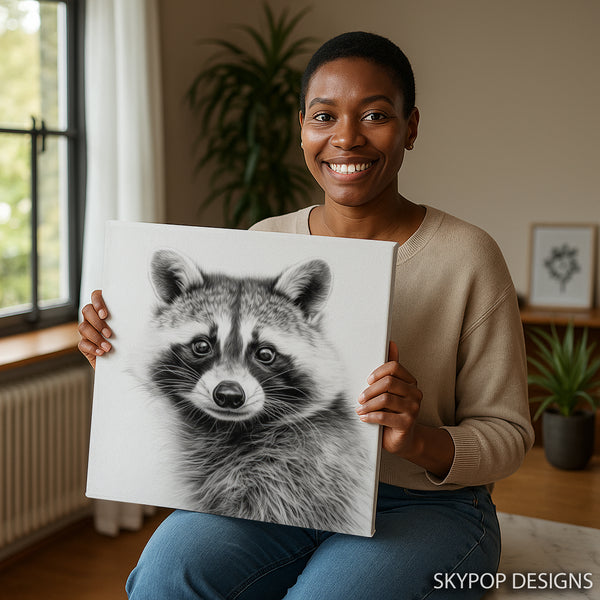 Raccoon Art - View 3