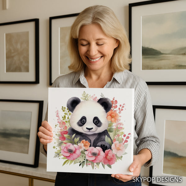 Panda Blooming Art - View 3