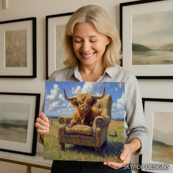 Highland Cow Art - View 3