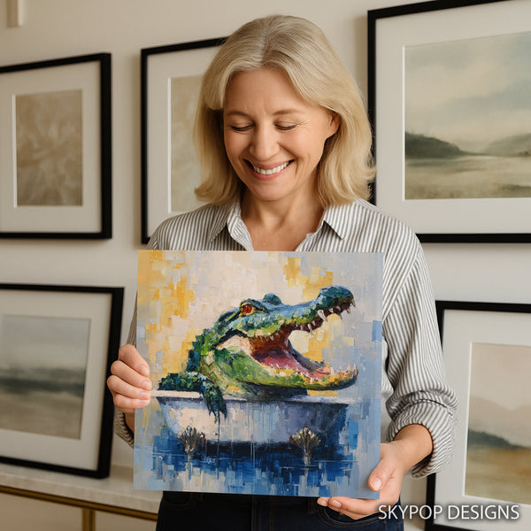 Crocodile Art - View 3