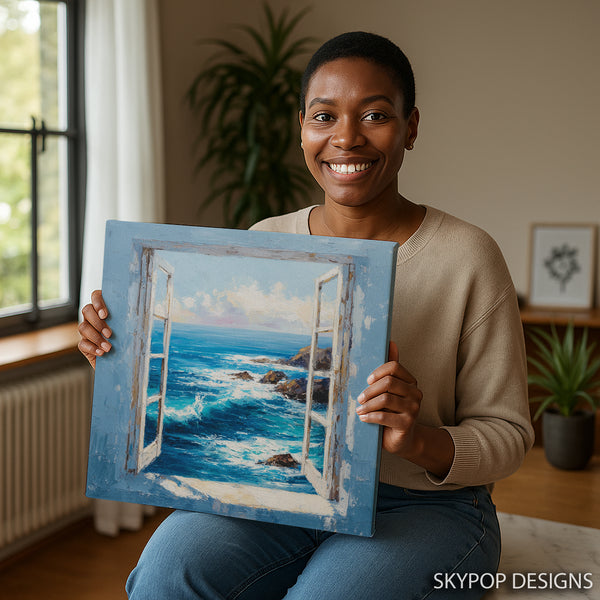 Ocean View Window Art - View 3