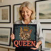 Regal Cat Queen Portrait Art - View 3