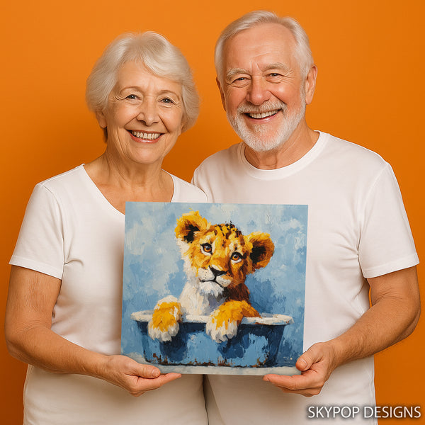 Lion Cub Art - View 3