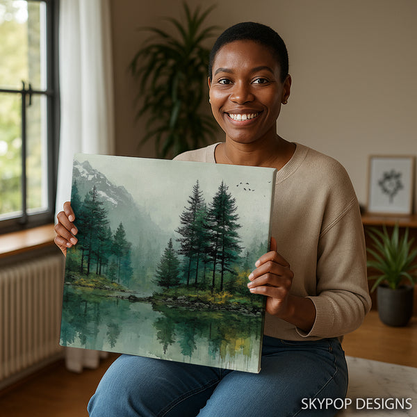 Forest Lake Bird Art - View 3