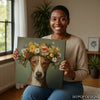 Brittany Dog Art - View 3