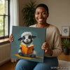 Sheep Reading Art - View 3