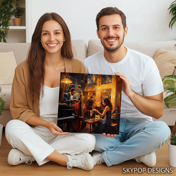 Jazz Night Vibes Art - View 3