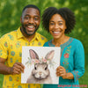 Bunny Spring Floral Crown Art - View 3