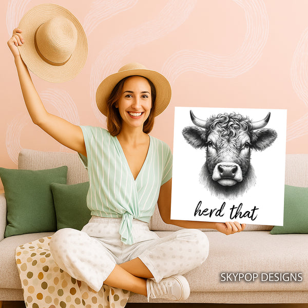 Highland Cow Art - View 3