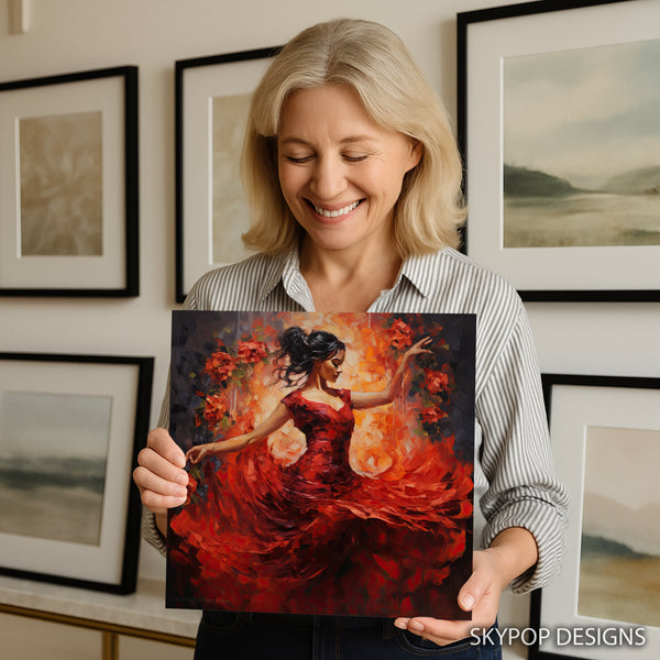 Passionate Dancer Red Art - View 3