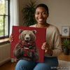 Bear With Coffee Art - View 3