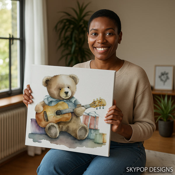 Bear Guitar Art - View 3