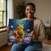 Golden Frog Pond Art - View 3