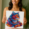 Psychedelic Cat Art - View 3