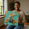 Crocodile Art - View 3