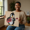 Penguin Rock On Art - View 3