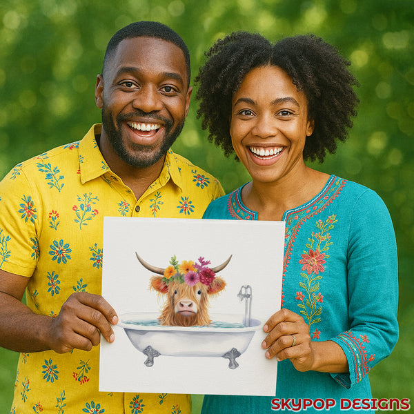 Highland Cow Art - View 3