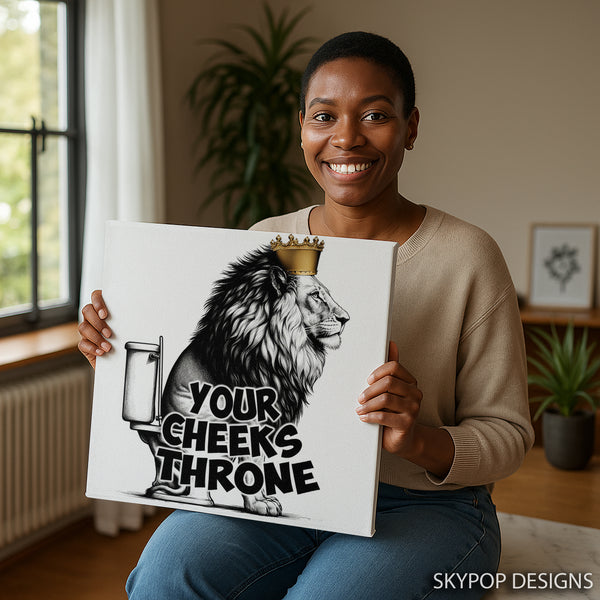 Lion King of the Throne Art - View 3