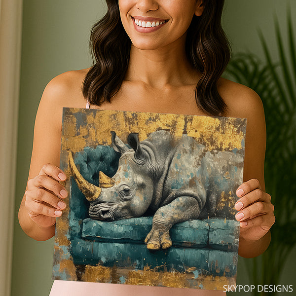 Rhino Relaxation Art - View 3