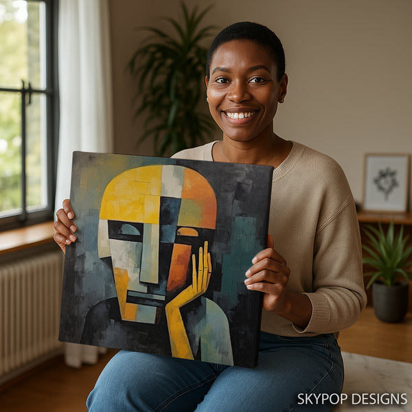 Geometric Face Art - View 3