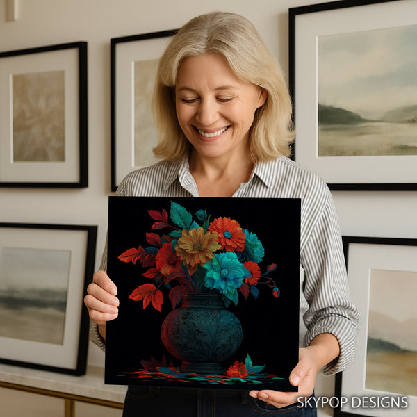 Floral Vase Art - View 3