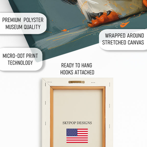 Penguin Reading Art - View 4