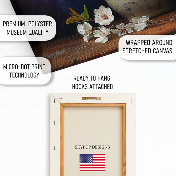 Cherry Blossoms Vase Art - View 4