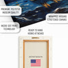 Owl Guitar Starry Night Art - View 4