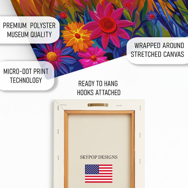 Flamingo Floral Art - View 4