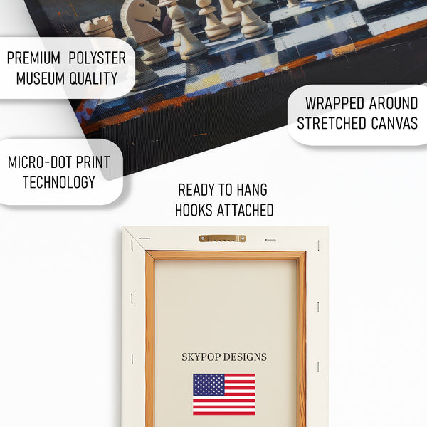 Lion Chess Match Art - View 4