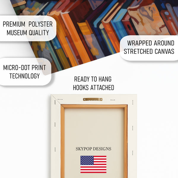 Cat Library Art - View 4