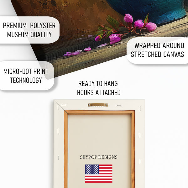 Cherry Blossom Vase Art - View 4