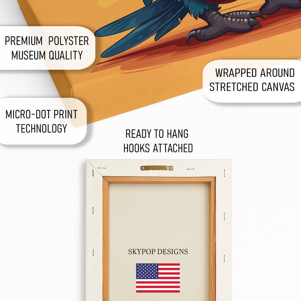Parrot Guitarist Art - View 4
