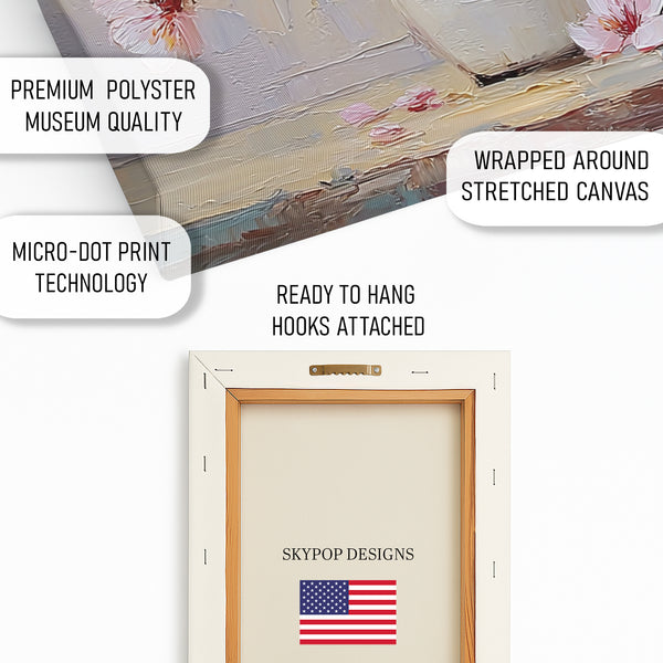 Cherry Blossom Vase Art - View 4