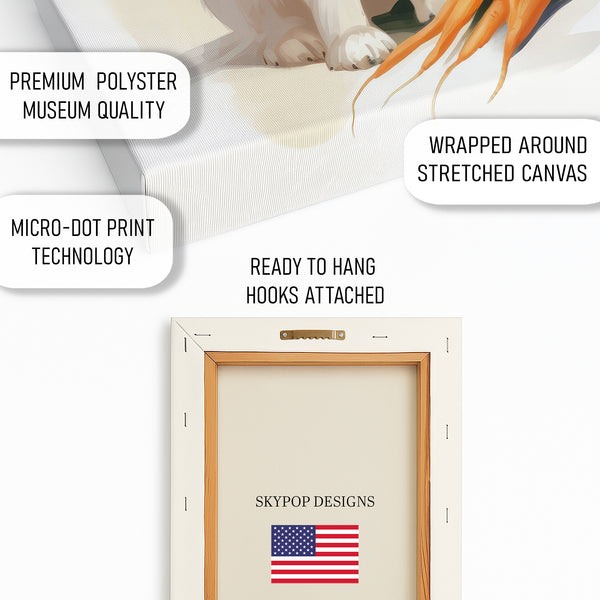 Bunny and Carrots Art - View 4