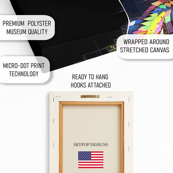 African American Profile Art - View 4