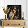 Melancholy Gaze Portrait Art - View 5