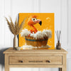 Flamingo Bubble Bath Art - View 5