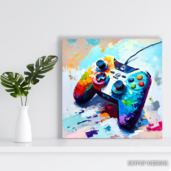 Gaming Controller Explosion Art - View 5