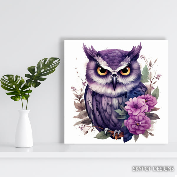 Owl Floral Art - View 5