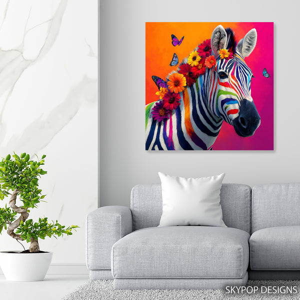 Zebra Butterflies Art - View 5
