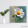 White Daisy Bloom Art - View 5