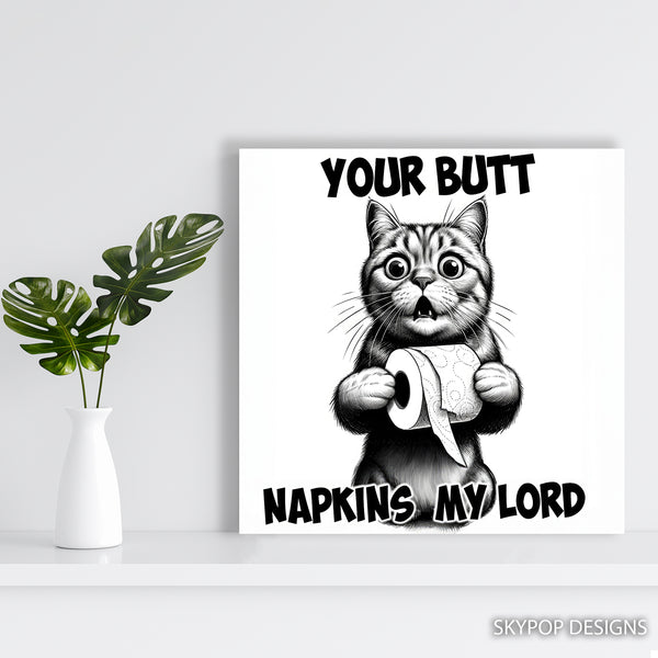 Cat Toilet Paper Art - View 5