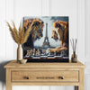 Lion Chess Match Art - View 5