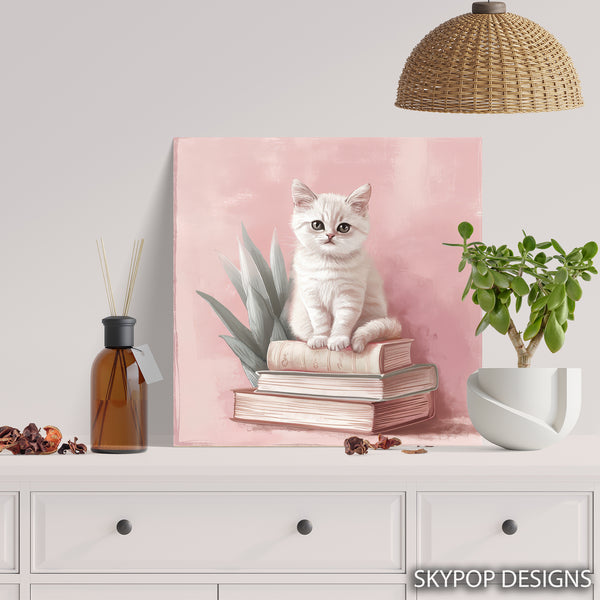 Cat Reading Nook Art - View 5