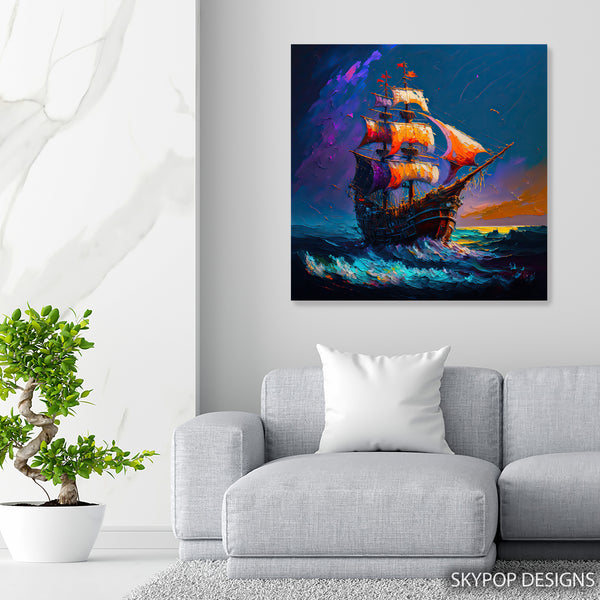 Pirate Ship Art - View 5