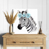Floral Zebra Art - View 5