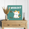 Cat Gym Workout Art - View 5