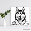 Siberian Husky Art - View 5