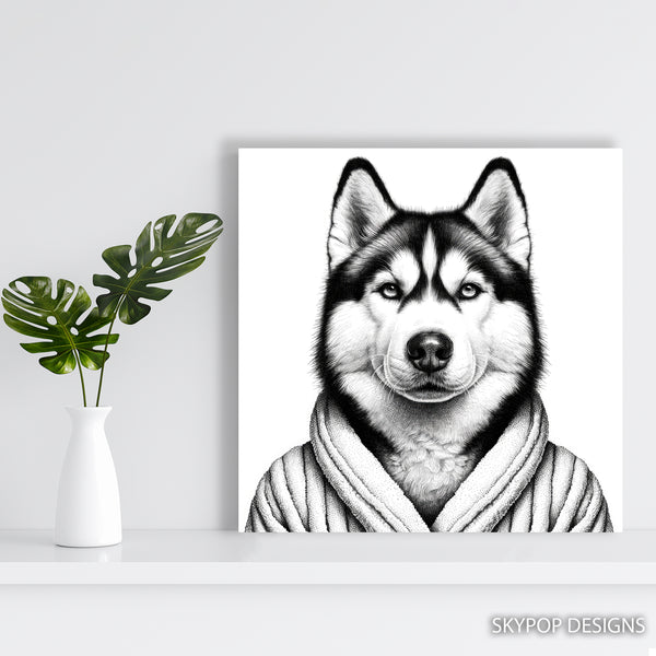 Siberian Husky Art - View 5